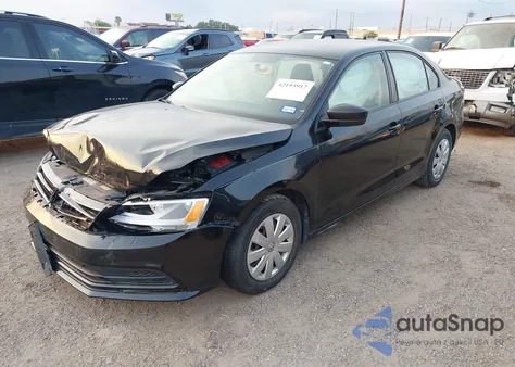 2015 Volkswagen Jetta 2.0L S из США, поврежденный, VIN 3VW2K7AJ8FM406923